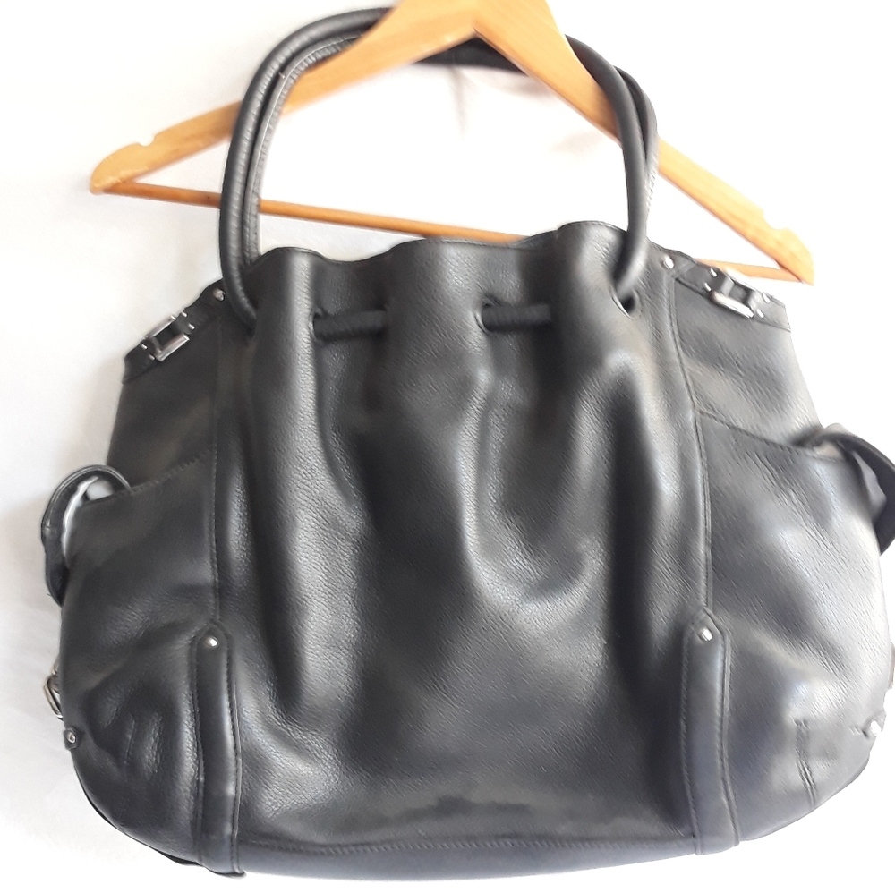 Cole haan  Black leather shoulder bag